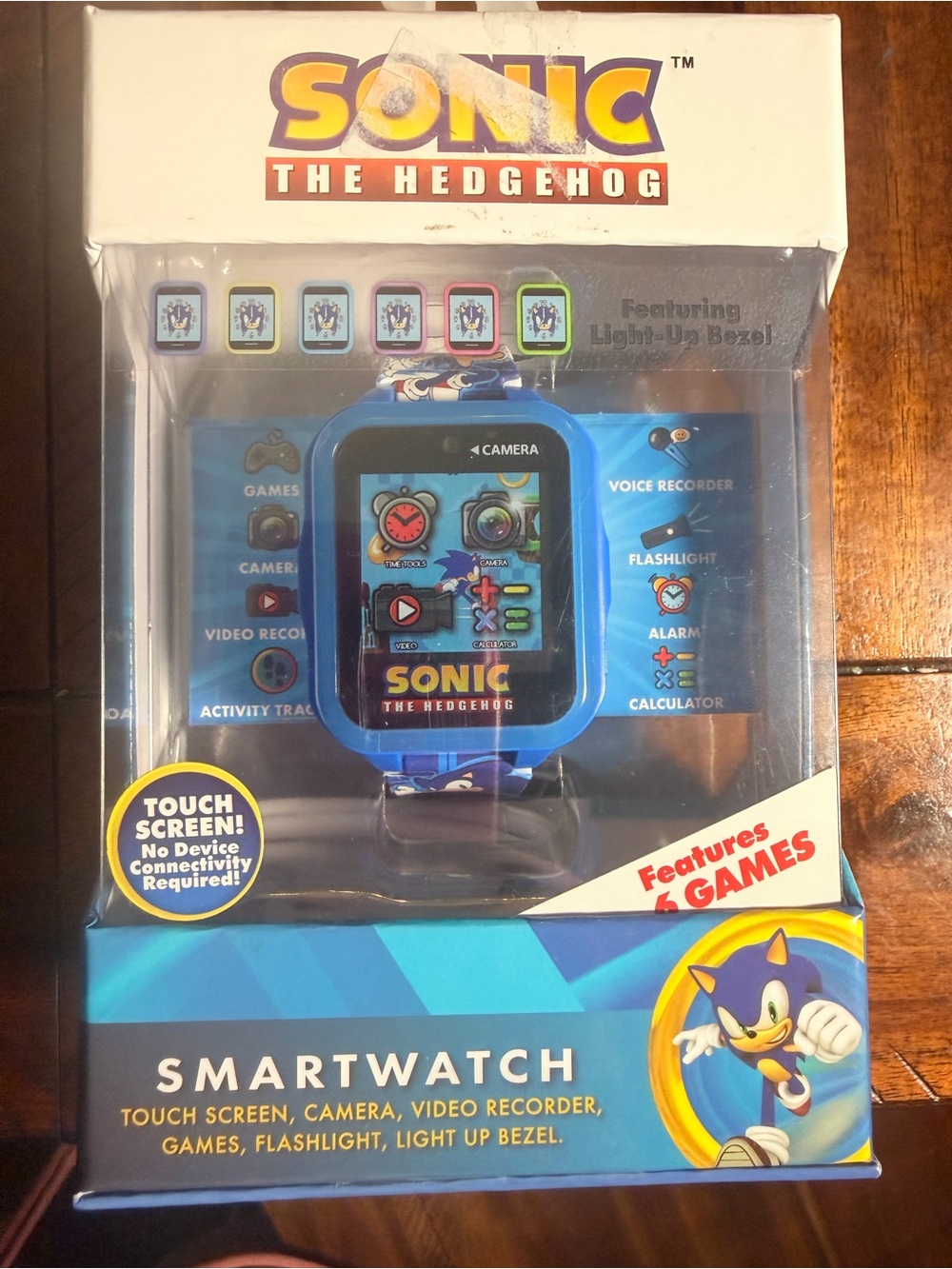 Sonic the Hedgehog Kids Smartwatch - featuring 6 games